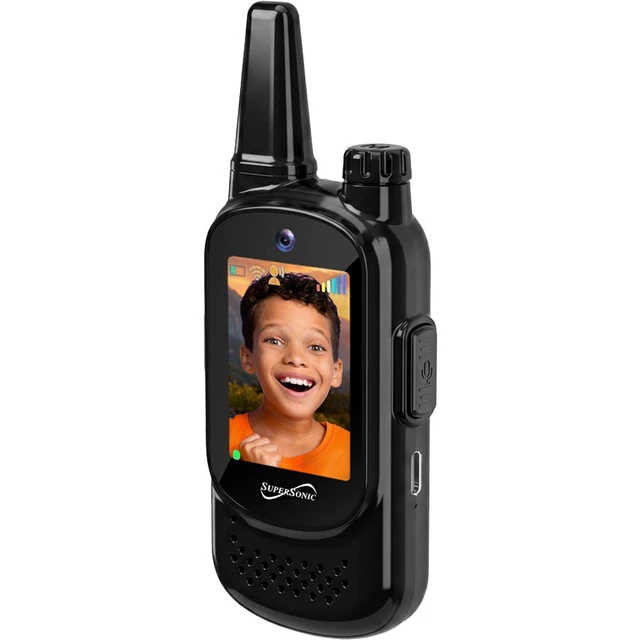 Alt view image 4 of 5 - Supersonic SC785BLK CamBud Walkie-Talkie Pair with Voice and Video - Black
