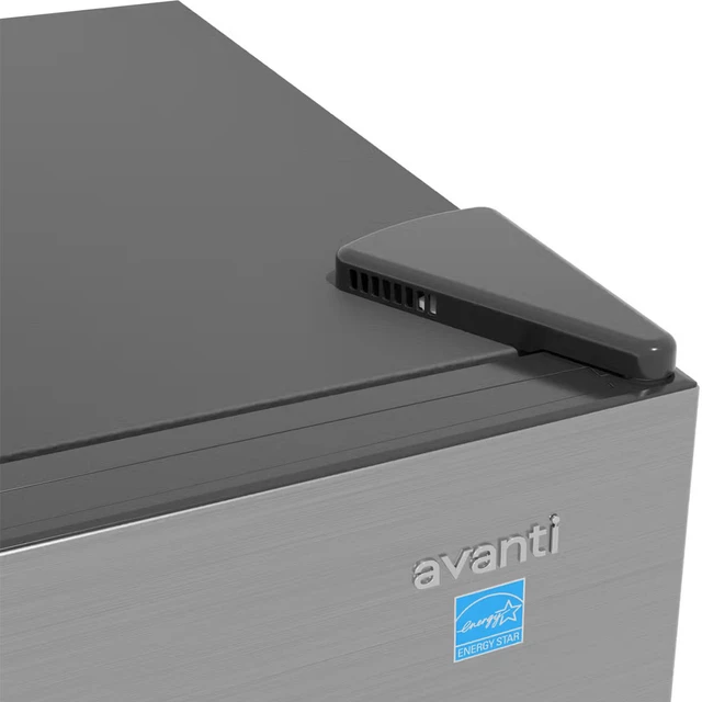Alt view image 6 of 7 - Avanti AV230VFLJM0S 23 Cu. Ft. Stainless Convertible Upright Garage Ready Refrigerator / Freezer