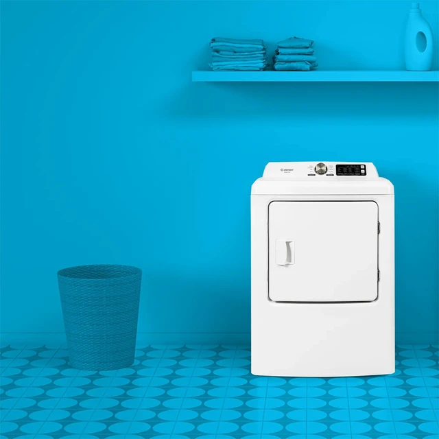 Alt view image 5 of 6 - Element ETD7027ECW 7 Cu. Ft. White Top Load Electric Dryer