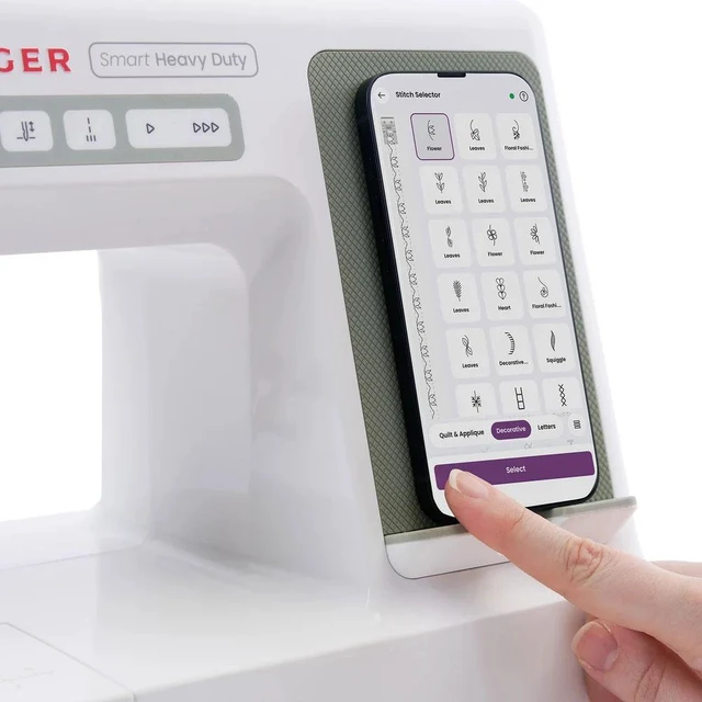 Alt view image 4 of 7 - Singer HD9120 Heavy Duty 9120 Smart Computerized Sewing Machine