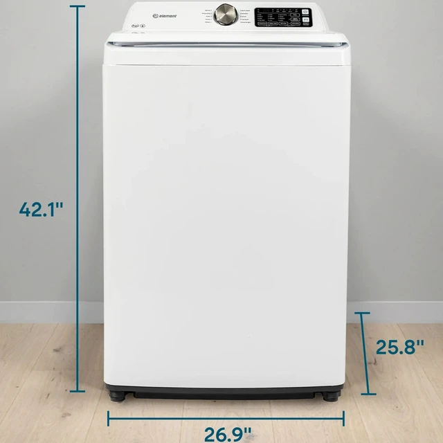 Alt view image 2 of 6 - Element ETW4125CW 4.1 Cu. Ft. White Top Load Washer