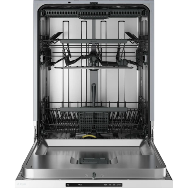Alt view image 3 of 4 - Asko DBI563IXXLW 42 dBA XXL White Top Control Smart Dishwasher with Pocket Handle