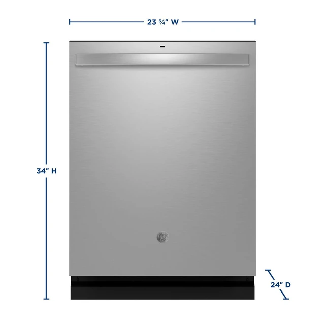 Alt view image 3 of 7 - GE GDT640SSZSS 48 dBA Stainless Top Control Dishwasher with Dry Boost