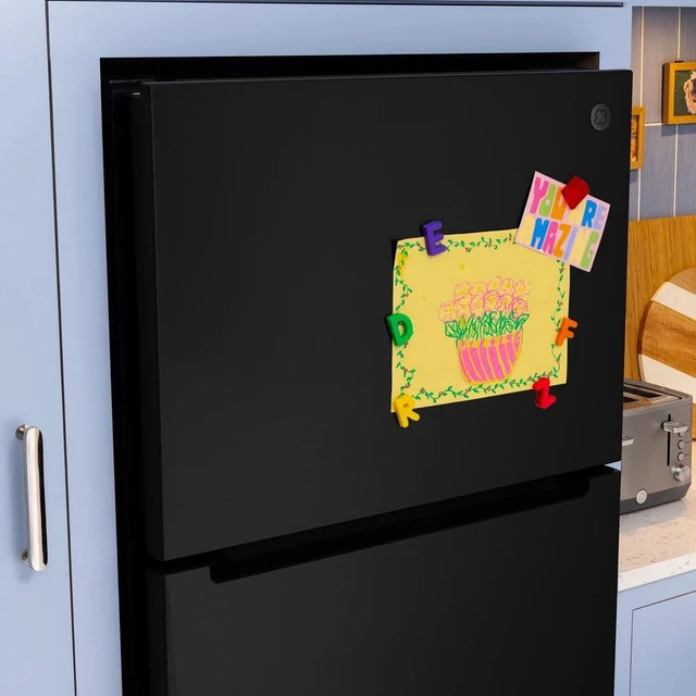 Alt view image 7 of 7 - GE GPS19KGZBB 19 Cu. Ft. Black Garage Ready Top Freezer Refrigerator