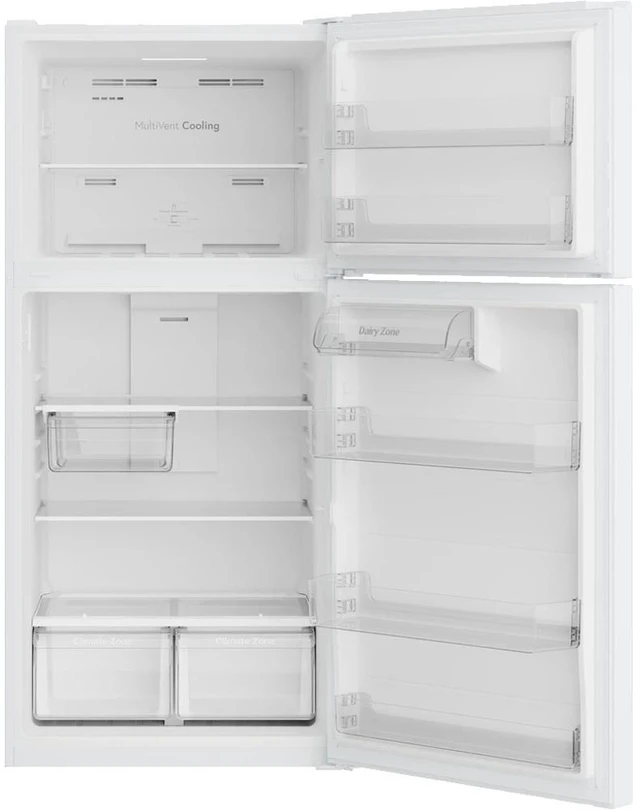 Alt view image 4 of 7 - GE GPS19KGZWW 19 Cu. Ft. White Garage Ready Top Freezer Refrigerator