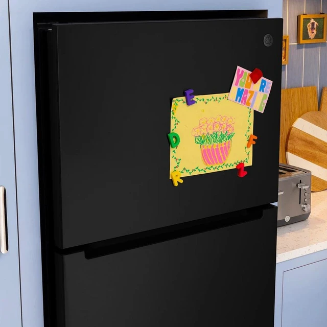 Alt view image 2 of 6 - GE GPS21KGZBB 21 Cu. Ft. Black Garage Ready Top Freezer Refrigerator