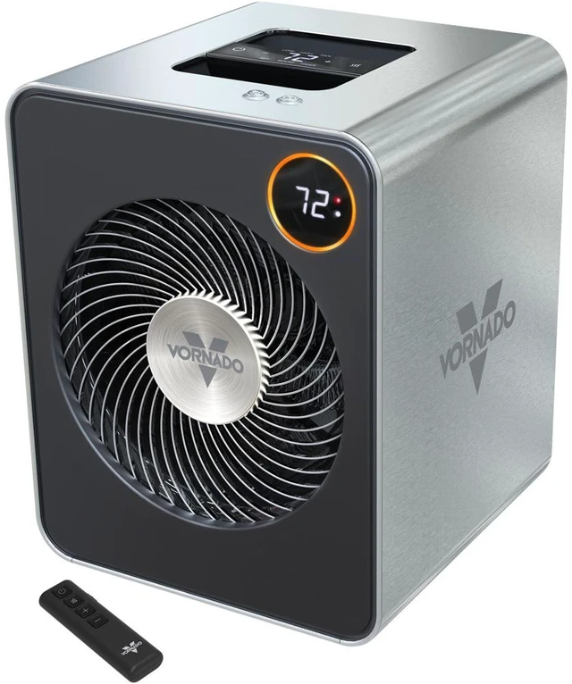 Alt view image 5 of 5 - Vornado VMHI600PLUS Whole Room Stainless Steel Heater with Auto Climate