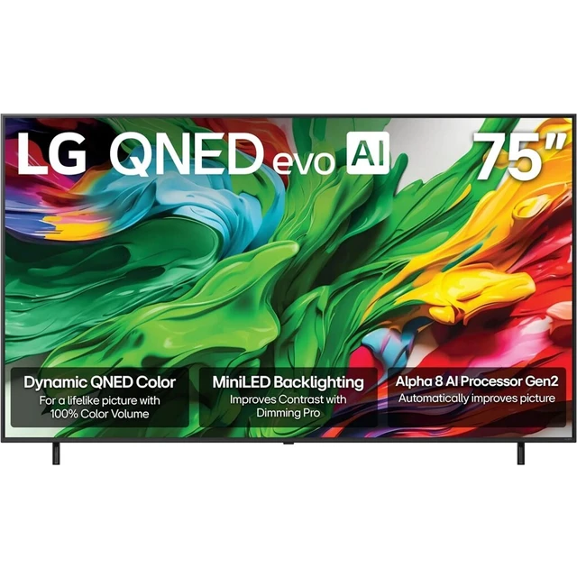 Alt view image 3 of 7 - LG 75QNED85AA 75 inch Class QNED85AA Series 4K Mini LED QNED evo AI Smart webOS TV