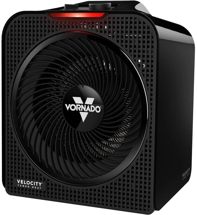 Alt view image 4 of 4 - Vornado VELOCITY4PLU Velocity 4 Whole Room Space Heater - Black