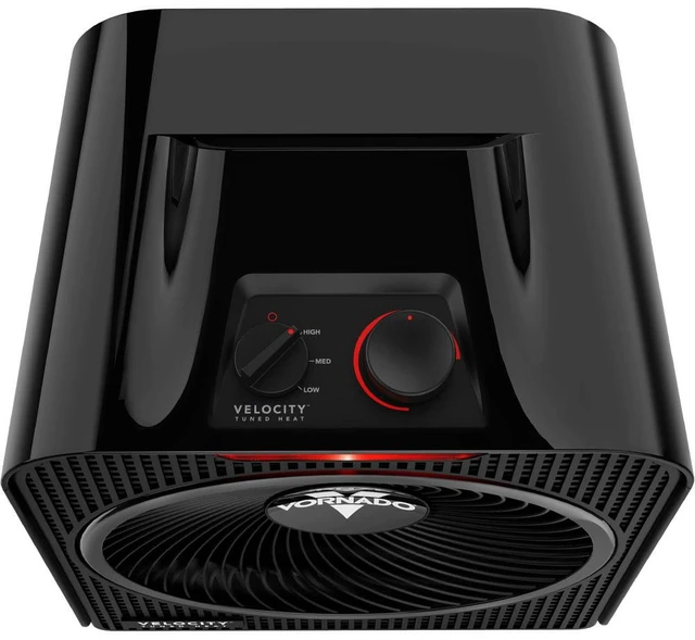 Alt view image 2 of 4 - Vornado VELOCITY4PLU Velocity 4 Whole Room Space Heater - Black