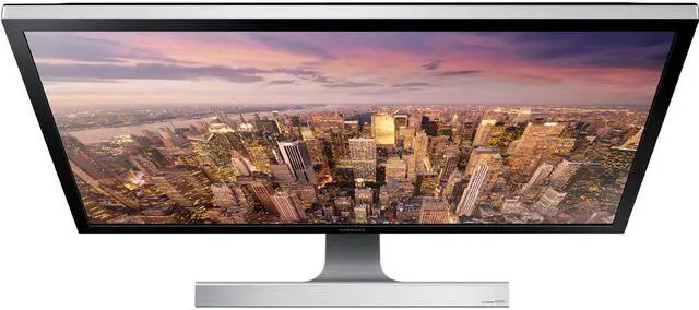 Alt view image 7 of 11 - SAMSUNG UD590 Series U28D590D 28" UHD Monitor with Metallic Easel Stand 1ms 4K HDMI Widescreen LED Backlight TN Panel 370 cd/m2 1000:1 - Black