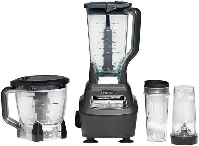 Alt view image 3 of 17 - Ninja BL770 Mega Kitchen System Blender, Black
