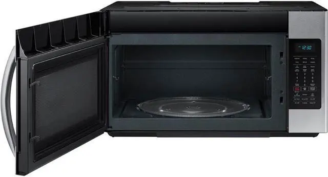Alt view image 6 of 16 - Samsung ME18H704SFS 1.8 Cu. Ft. 1000W Stainless Over-the-Range Microwave ME18H704SFS/AA