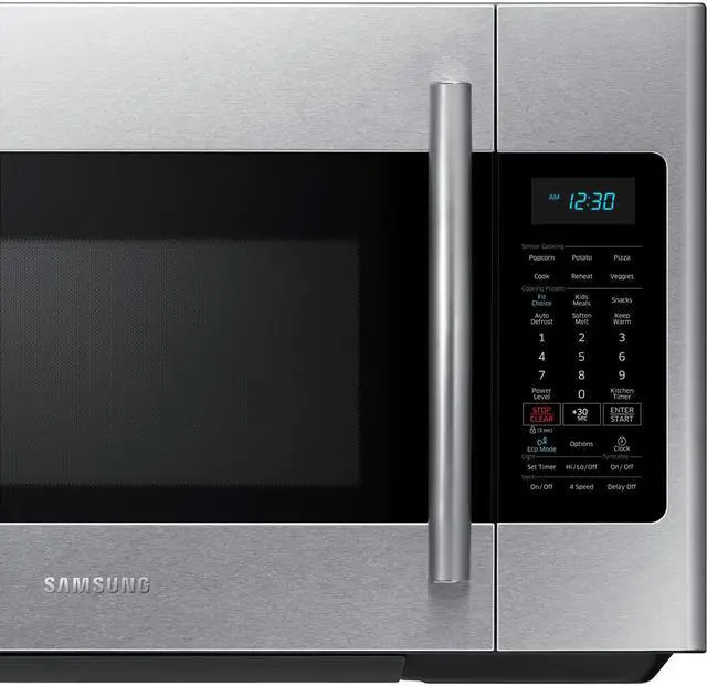Alt view image 7 of 16 - Samsung ME18H704SFS 1.8 Cu. Ft. 1000W Stainless Over-the-Range Microwave ME18H704SFS/AA