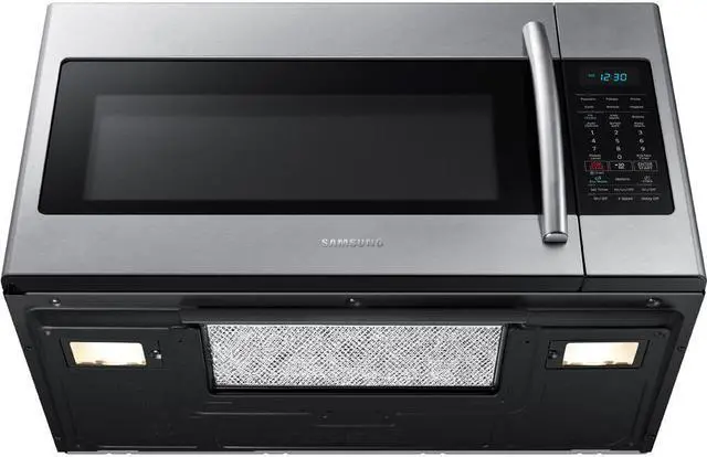Alt view image 8 of 16 - Samsung ME18H704SFS 1.8 Cu. Ft. 1000W Stainless Over-the-Range Microwave ME18H704SFS/AA