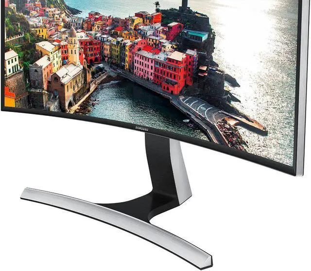 Alt view image 12 of 20 - Samsung S34E790C Glossy Black 34" Curved WQHD Cinema Wide 4ms (GTG) HDMI LED Backlight LCD Monitor 300 cd/m2 DCR Mega Infinity (3000:1) Dual Speakers, Height Adjustable