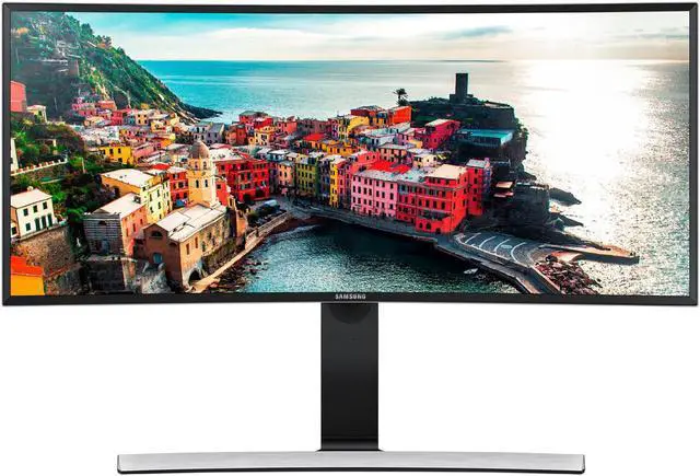 Alt view image 13 of 20 - Samsung S34E790C Glossy Black 34" Curved WQHD Cinema Wide 4ms (GTG) HDMI LED Backlight LCD Monitor 300 cd/m2 DCR Mega Infinity (3000:1) Dual Speakers, Height Adjustable