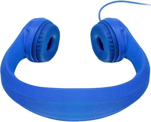 Alt view image 3 of 20 - Aluratek AKH01FB Volume-Limiting Wired Foam Headphones - Blue