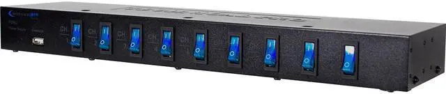 Main image of Technical Pro Rack Mount Power Supply with 5V USB Charging Port PS9U