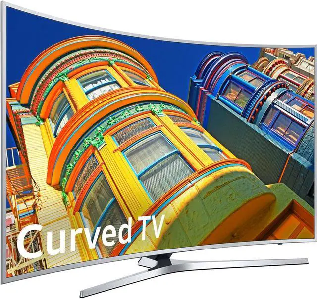 Alt view image 3 of 12 - Samsung UN55KU6500 Curved 55-Inch 4K Ultra HD Smart LED TV (2016 Model)