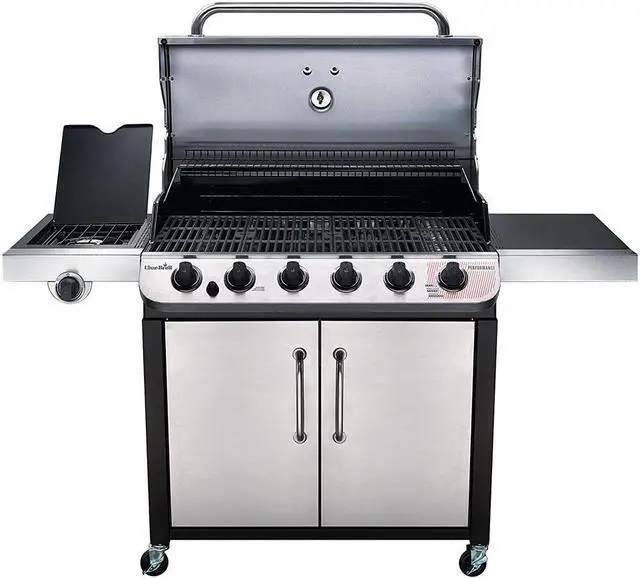 Alt view image 3 of 11 - Char-Broil  Performance 650 6 Burner Cabinet Gas Grill