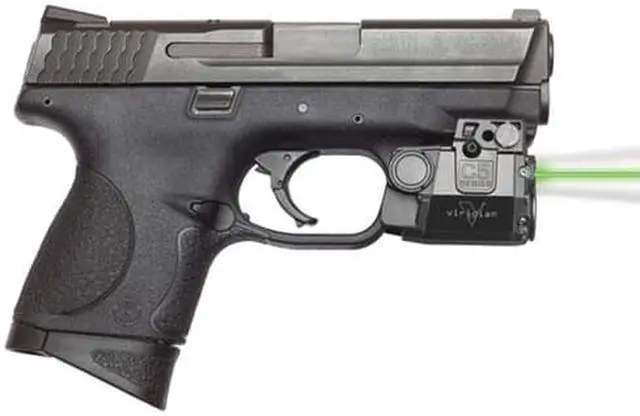 Alt view image 11 of 20 - Viridian C5L Universal Sub-Compact Green Laser Sight with Tactical Light