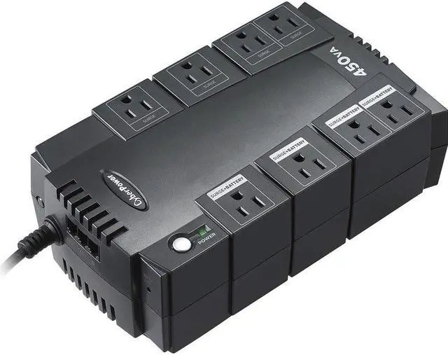 Alt view image 2 of 13 - Cyber Power SE450G UPS - 450 VA - 260 Watts - 8 Outlets