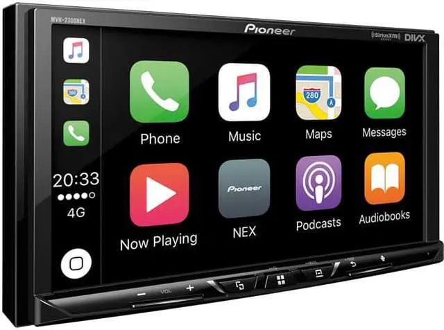 Alt view image 4 of 6 - Pioneer MVH-2300NEX Digital Multimedia Video Receiver with 7" WVGA Display, Apple CarPlay, Android Auto, Built-in Bluetooth®, SiriusXM-Ready™ and AppRadio Mode + (does not play CDs)