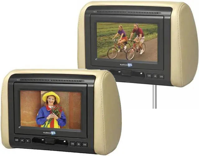 Alt view image 3 of 11 - Audiovox MTGHRD1 7" Headrest Monitor with DVD/HDMI Output