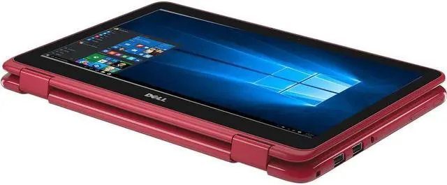 Alt view image 12 of 19 - DELL Inspiron AMD A9-9420e 4GB Memory 500GB HDD AMD Radeon R5 Series 11.6" Touch Screen 1366 x 768 Convertible Laptop Windows 10 Home 64-Bit i3185-A999RED