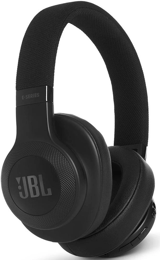 Alt view image 6 of 18 - JBL E55BT Over-ear Wireless Headphones (Black)
