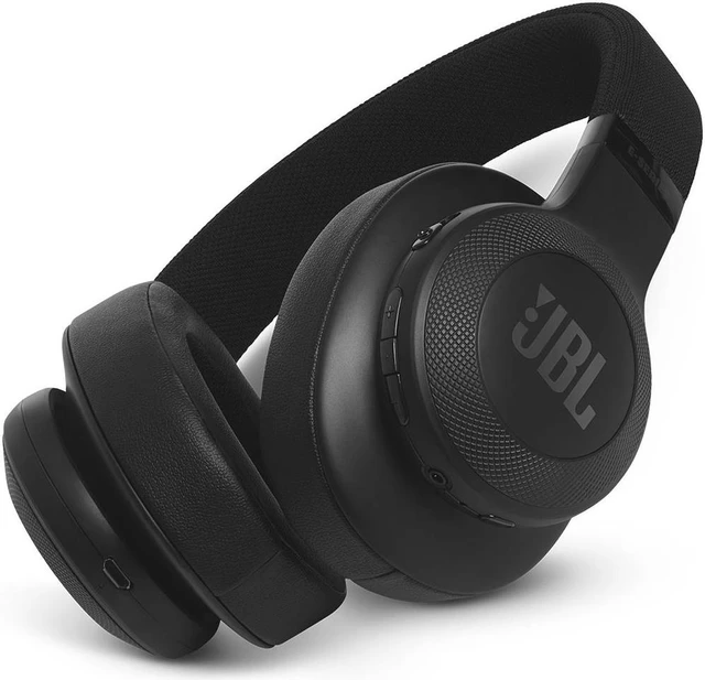Alt view image 2 of 18 - JBL E55BT Over-ear Wireless Headphones (Black)