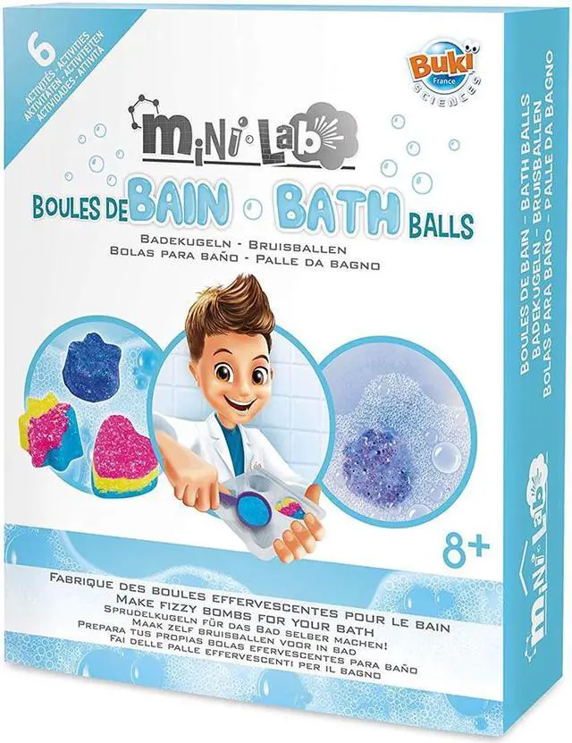Alt view image 3 of 6 - Buki BATHBALLSET Mini-Lab Bath Ball Set