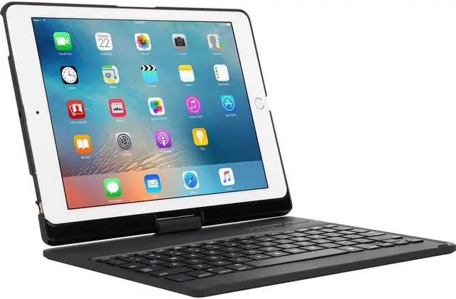 Alt view image 3 of 17 - TARGUS THZ700US VERSATYPE KEYBOARD CASE FOR 9.7IN IPAD PRO, AIR 2, 1 BLACK 9.7IN