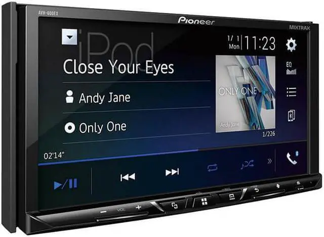 Alt view image 9 of 14 - Pioneer AVH-600EX Multimedia DVD Receiver with 7" WVGA Display, Built-in Bluetooth, SiriusXM-Ready and AppRadio Mode