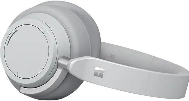 Alt view image 9 of 20 - Microsoft GUW00001 Surface Wireless Noise Cancelling Headphones - Light Gray
