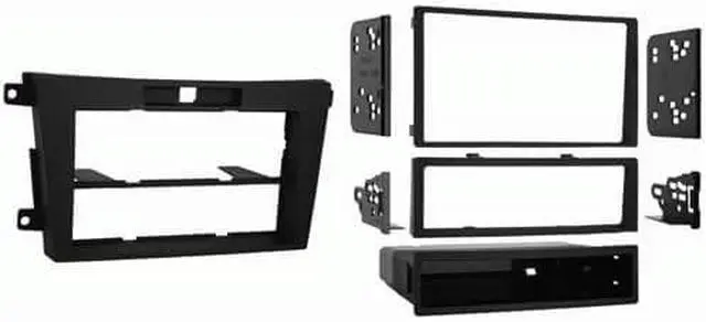 Alt view image 4 of 5 - Metra 99-7508 Single DIN/Double DIN Installation Kit for 2007-2008 Mazda CX7 (Black)