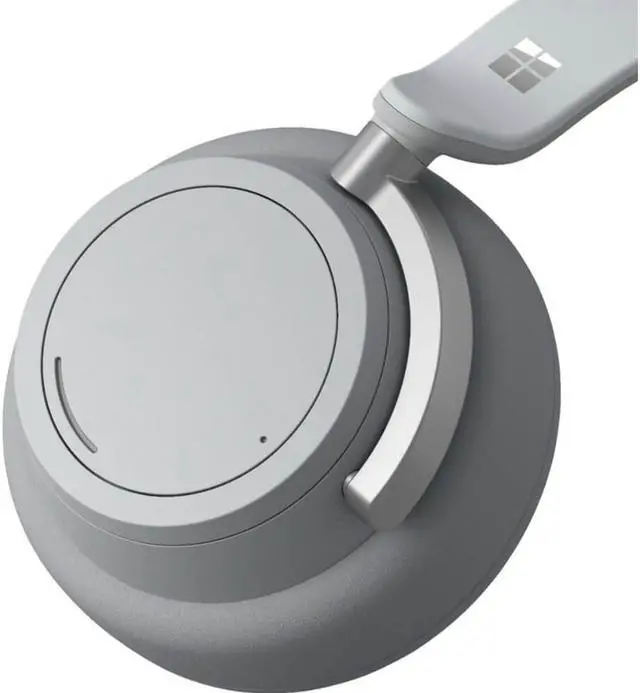 Alt view image 8 of 20 - Microsoft GUW00001 Surface Wireless Noise Cancelling Headphones - Light Gray