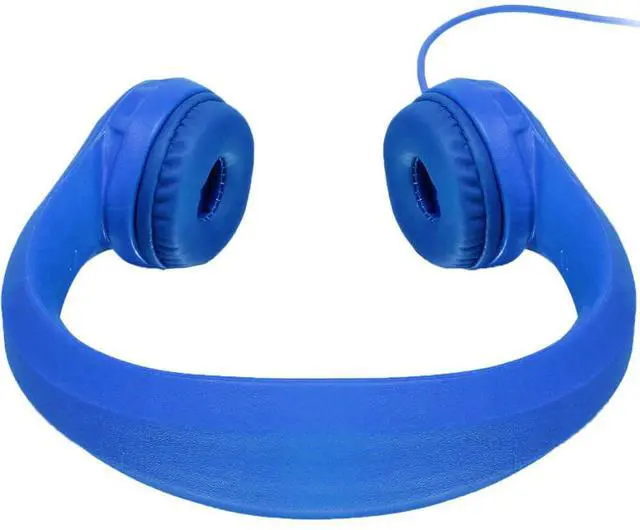 Alt view image 16 of 20 - Aluratek AKH01FB Volume-Limiting Wired Foam Headphones - Blue