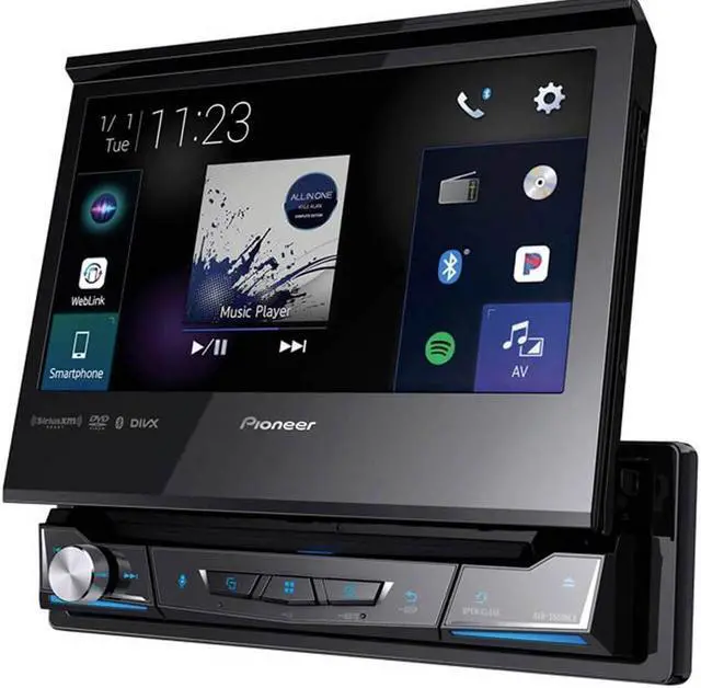 Alt view image 4 of 20 - Pioneer AVH-3500NEX 6.8" 1-DIN Multimedia DVD Receiver with Bluetooth