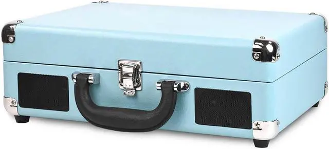 Alt view image 2 of 14 - INNOVATIVE TECHNOLOGY INN-VSC-550BT-TRQ BLUETOOTH SUITCASE TURNTABLE IN TURQUOIS