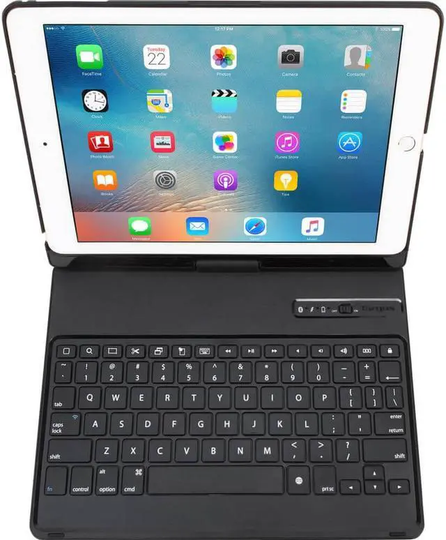 Alt view image 6 of 17 - TARGUS THZ700US VERSATYPE KEYBOARD CASE FOR 9.7IN IPAD PRO, AIR 2, 1 BLACK 9.7IN
