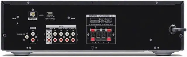 Alt view image 11 of 20 - Sony STRDH190 2-ch Home Stereo Receiver with Phono Inputs & Bluetooth Black