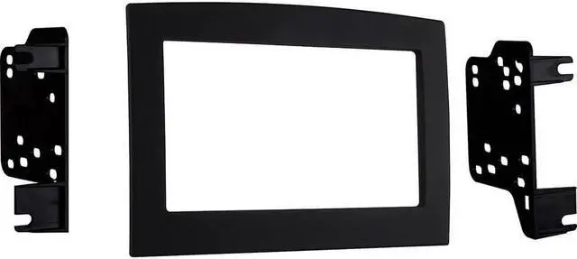 Alt view image 5 of 17 - Metra 95-6528B Black Double DIN Dash Kit for Select Dodge Ram 1500/2500/3500