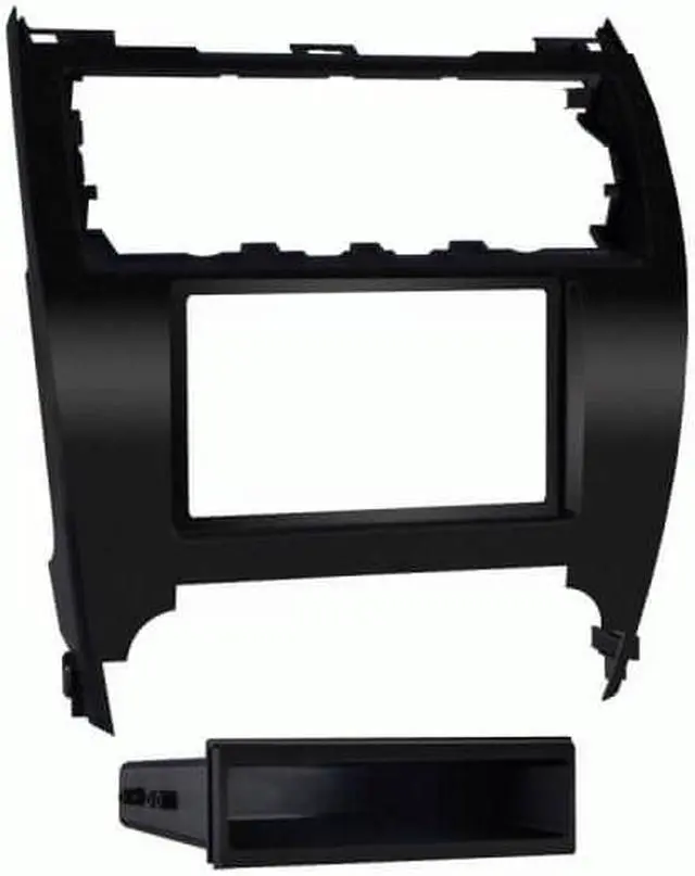 Alt view image 4 of 7 - Metra 99-8232B Single/Double DIN Stereo Dash Kit for 2012-up Toyota Camry