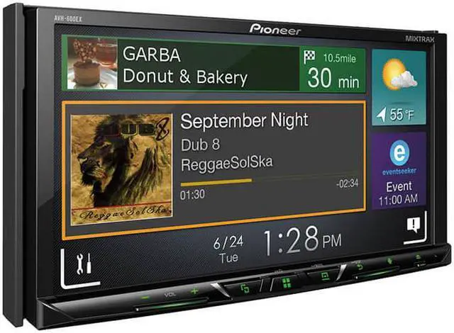 Alt view image 10 of 14 - Pioneer AVH-600EX Multimedia DVD Receiver with 7" WVGA Display, Built-in Bluetooth, SiriusXM-Ready and AppRadio Mode
