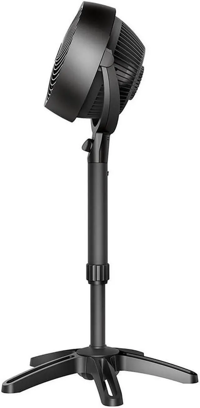 Alt view image 2 of 9 - Vornado 683BLKPED 683 Pedestal Circulator Fan - Black