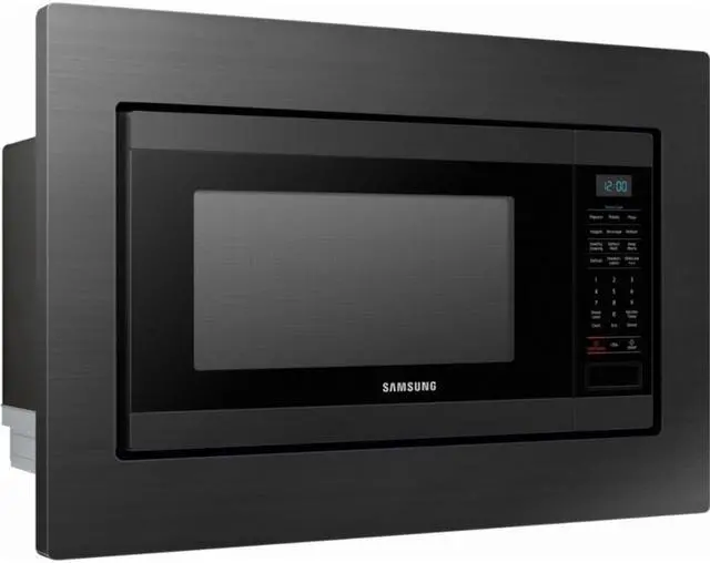 Alt view image 3 of 5 - Samsung 30" Black Stainless Built-in Microwave Trim Kit