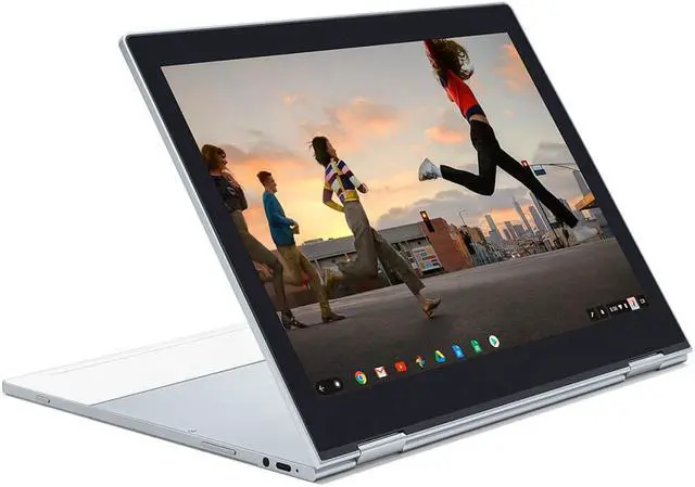 Alt view image 11 of 11 - Google Pixelbook 12.3" Touchscreen LCD 2 in 1 Chromebook - Intel Core i5 (7th Gen) i5-7Y57 Dual-core (2 Core) 1.20 GHz - 8 GB - 256 GB SSD - Chrome OS (English) - 2400 x 1600 - Convertible - Silver