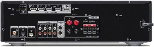Alt view image 11 of 20 - Sony STRDH590 5.2 Channel Surround Sound Home Theater Receiver: 4K HDR AV Receiver with Bluetooth,Black